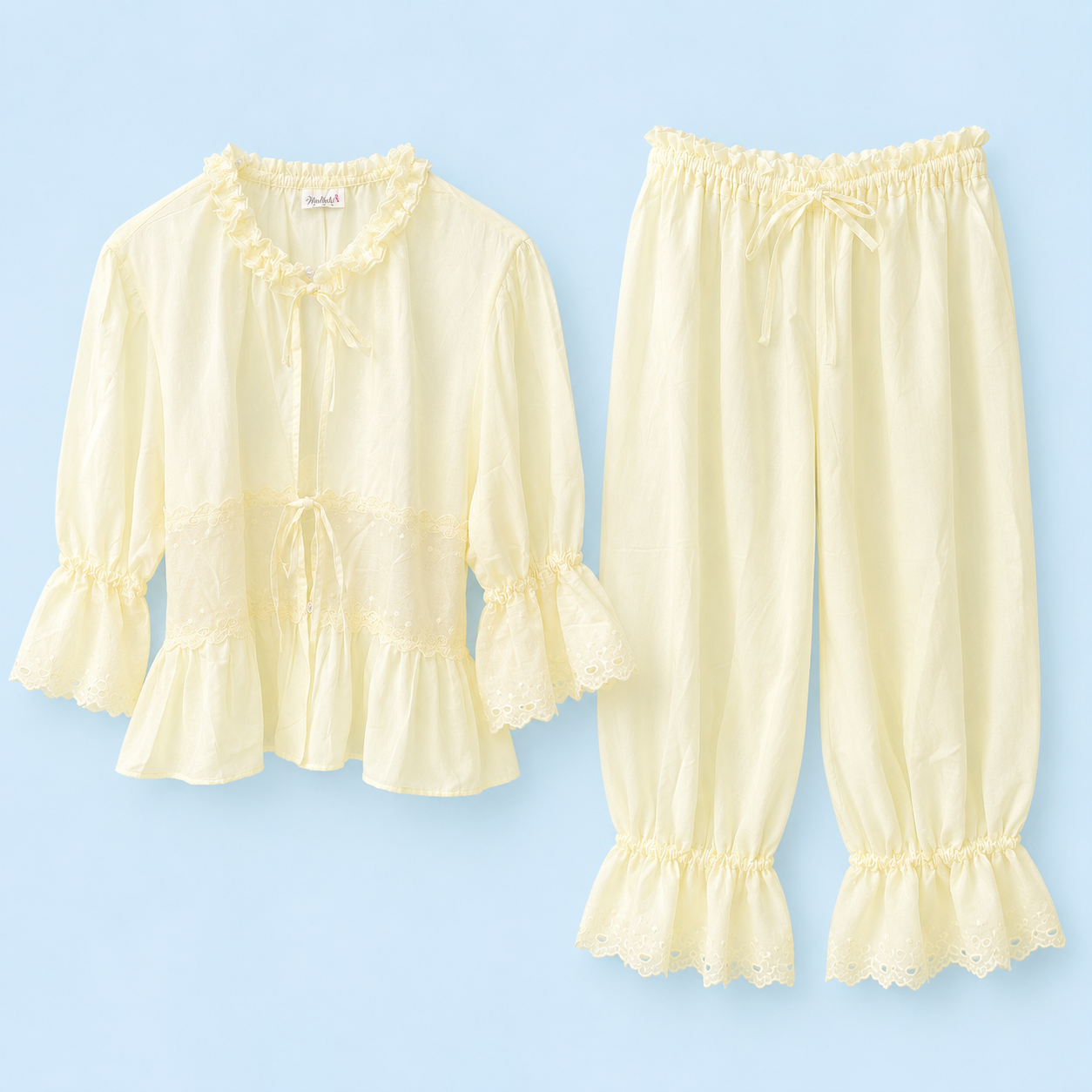 100 % Pure Cotton Pajama Set ''Sally".